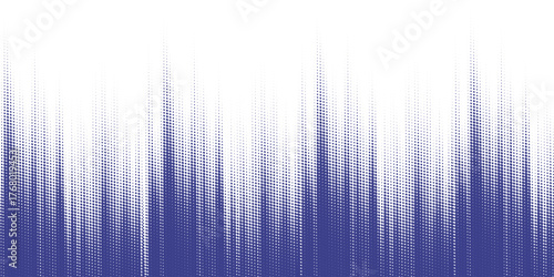 Abstract Background with Blue and White Brush Texture and Halftone Effect. Grunge Sport Background, for Banner or Poster Design Elements