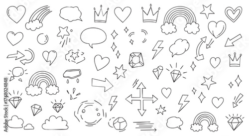 Cloud and arrow design representing download from cloud service platform