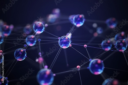 Big data technology data science analysis artificial intelligence generative ai deep learning machine learning algorithm neural flow network analytics innovation abstract futuristic. 3d rendering.