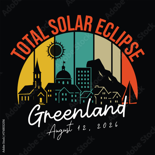 Total Solar Eclipse Greenland August 12, 2026