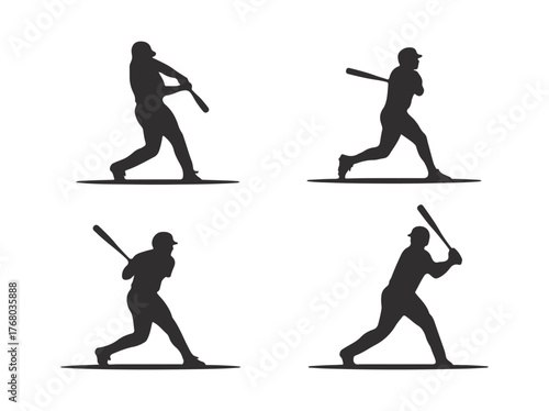 Wooden baseball bat and ball isolated vector illustration