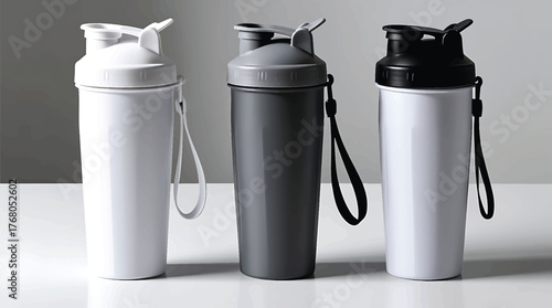 Three stylish pet water bottles for travel and outdoor adventures with pets