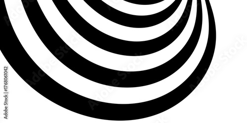 Abstract perspective line. geometric optical illusion background