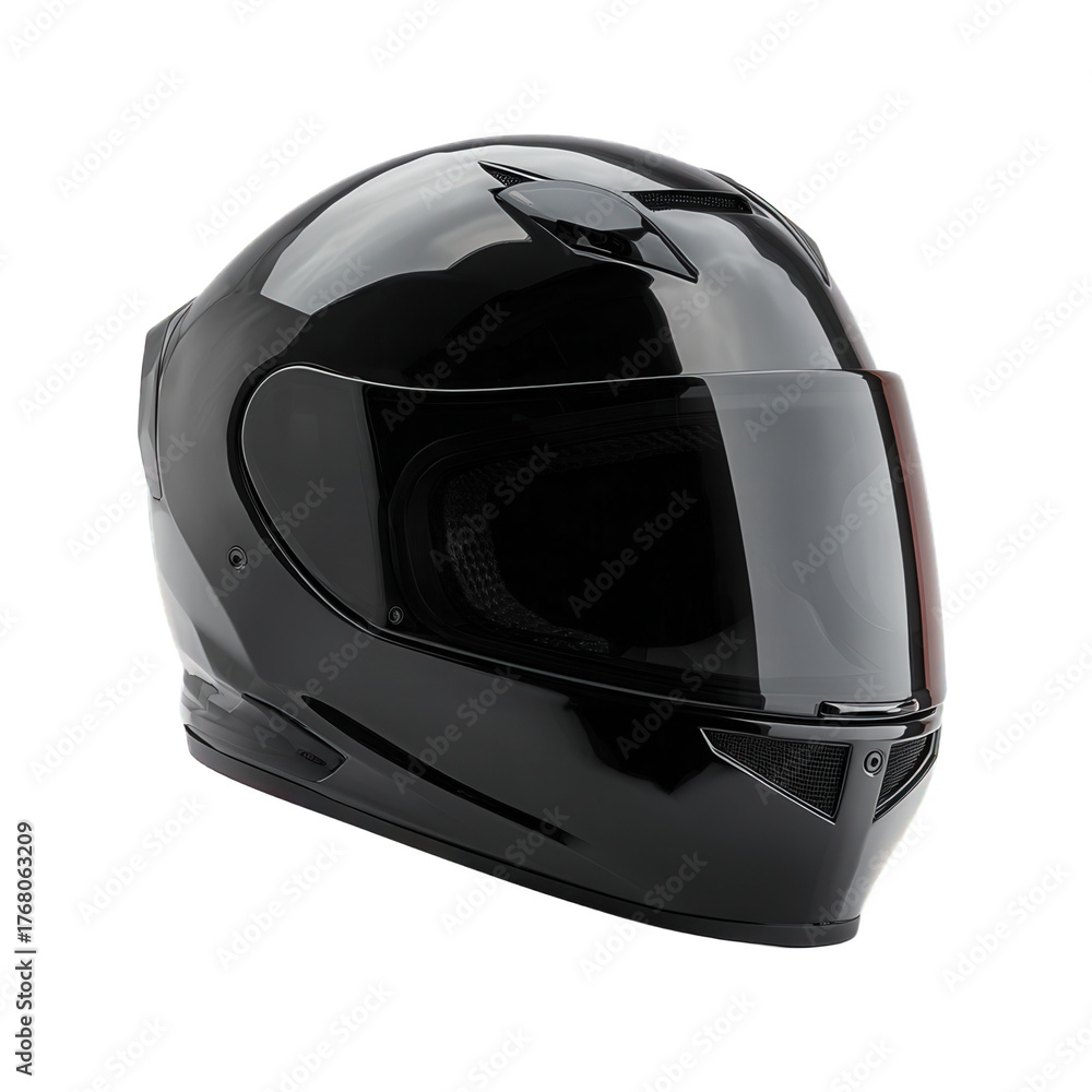 Fototapeta premium Black helmet png motorcycle helmet png safety helmet png racing helmet png glossy helmet png sport helmet png protective helmet png bike helmet png transparent background image