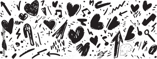 Abstract Hand Drawn Doodle Elements Vector Set

Modern Ink Brush Shapes and Symbols Collection

Creative Abstract Marks and Scribble Design Pack