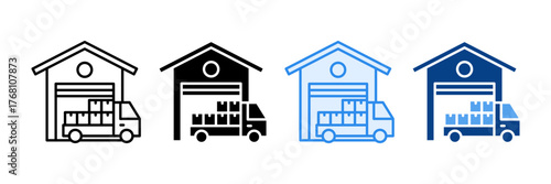 Wholesale Distribution Icon Set Multiple Style Collection