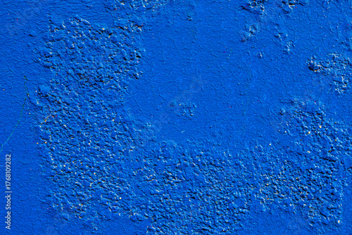 Blue Painted Wall Texture, Blue Wall  