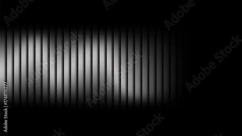 Abstract monochromatic textured pattern of vertical stripes with subtle gradients and shadows
