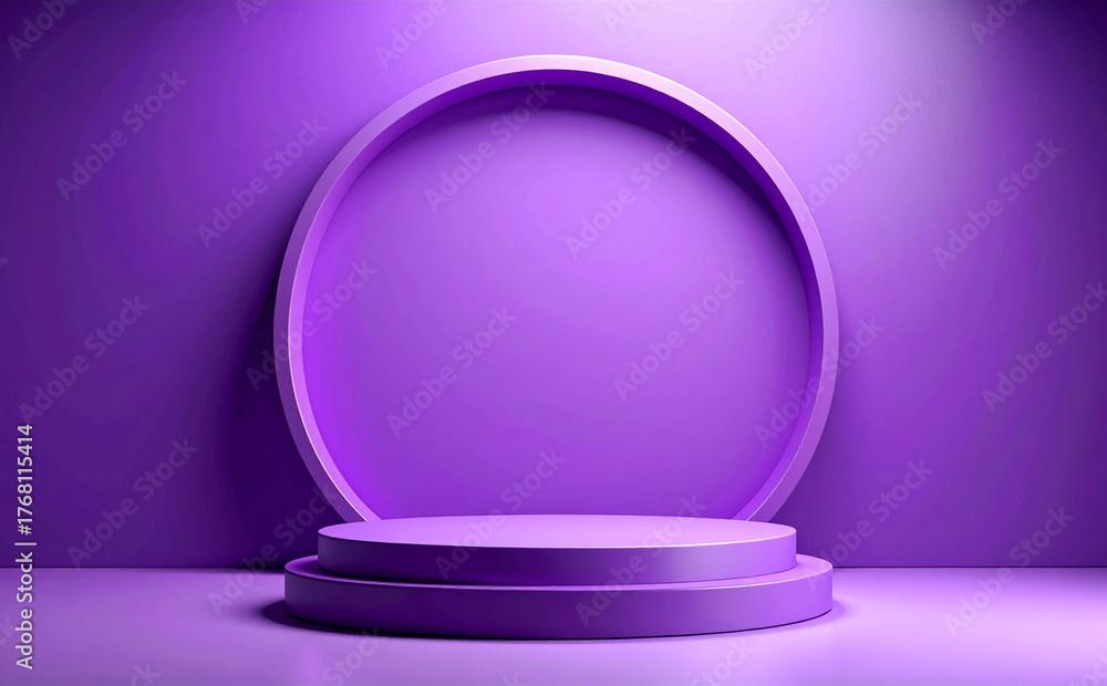 Obraz premium シンプルな紫の背景