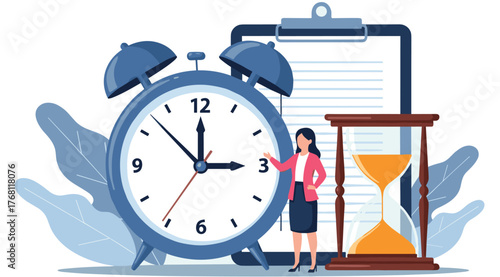 Majestic Mountain Range Landscape Illustration Ascending into a Gradient Sky, Perfect for Outdoor Adventure, Travel, and Exploration Themes Emphasizing Natural Beauty, Serenity, and Modern Graphic Sty