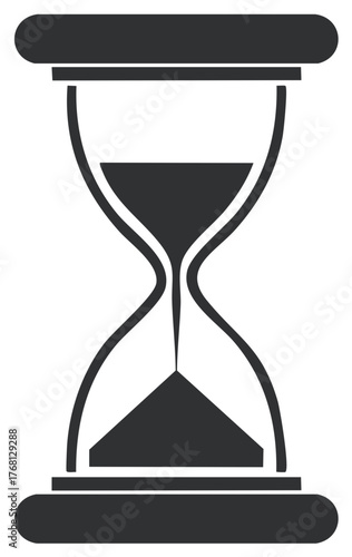 Hourglass Symbol for Time Passing, Sands of Time, Classic Timepiece, Hourglass Icon