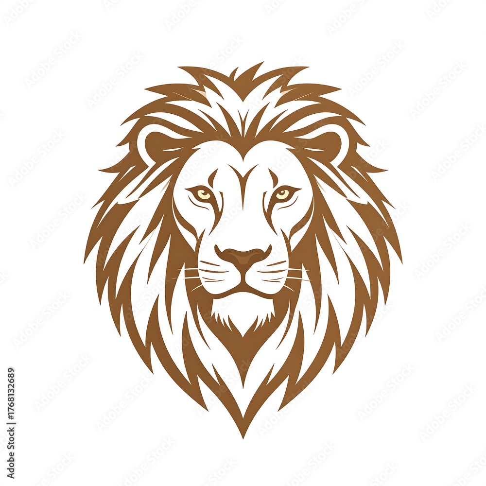 Obraz premium Lion's head graphic