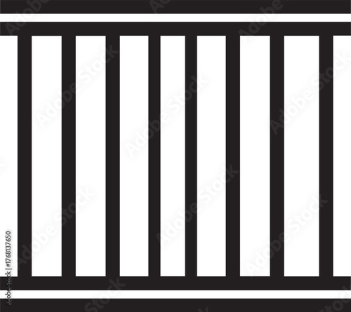 Black and White Vertical Bar Pattern abstract background