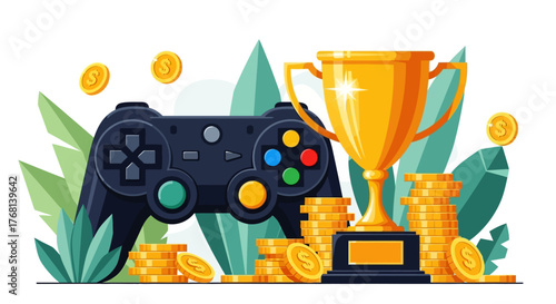 Gaming Competition Victory: A Triumph in Digital Entertainment with Wealth and Recognition