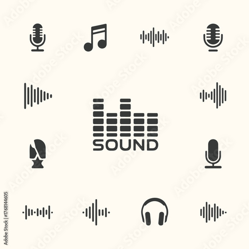 Vector art of set of four arm wrestling emblems and logos, featuring clenched fists and laurel wreaths