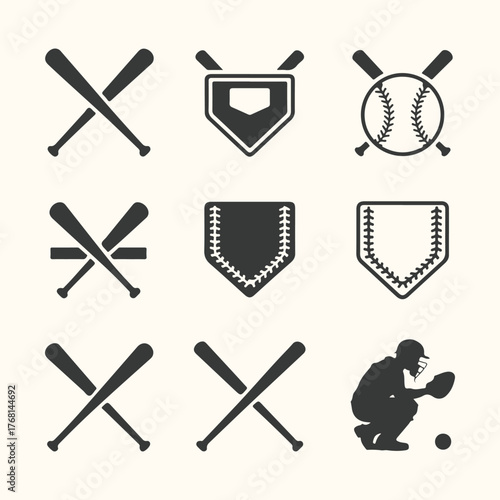 Vector art of brewery logo with beer bottle, hop, wheat, and mug, representing craft beer and brewing industry, isolated on a light background