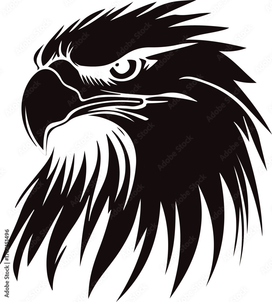 Obraz premium eagle head vector