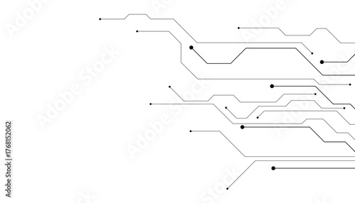 Vectors Abstract connecting lines and dots. Social networking, network connection and global communication technology background