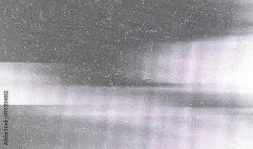 Vintage horizontal scanlines with vignette border. Retro CCTV or VHS video white noise or signal error background texture transparent overlay.