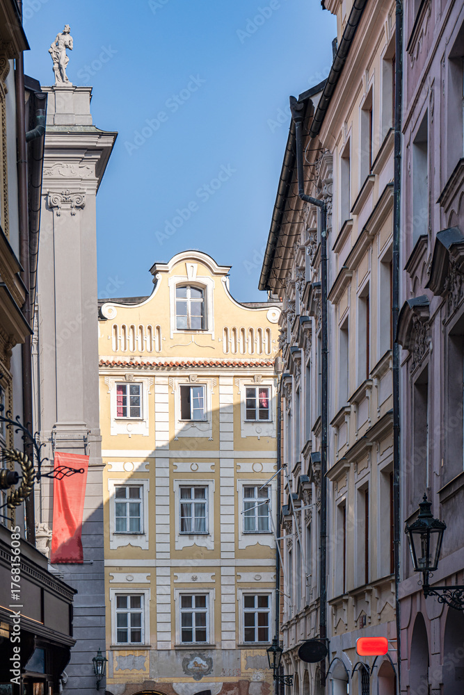 Fototapeta premium Decooration of the building in Old Prague