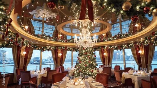 Christmas house interior 