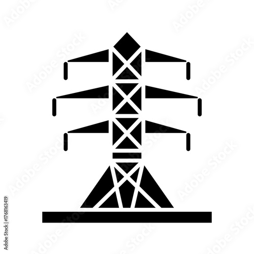 Electric tower icon