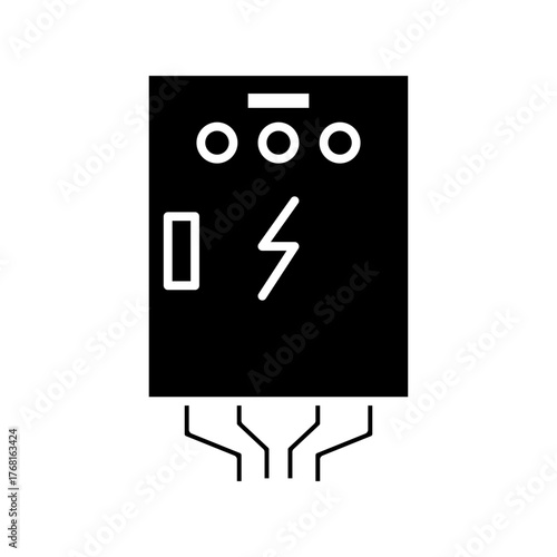 Electric box icon