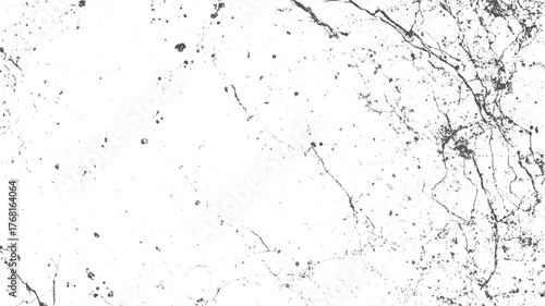 White background with dark abstract organic patterns and speckles black