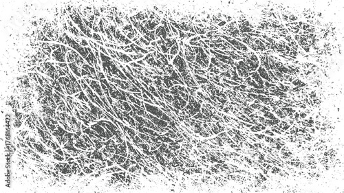 Chaotic tangled lines abstract grunge texture background black