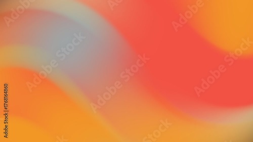Wallpaper Mural Colorful gradient background blending warm orange and red with soft blue hues, ideal for modern, minimal, and elegant designs. Torontodigital.ca