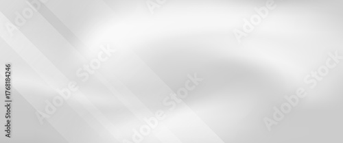 Silver foil background with metal mirror texture. Chrome gradient surface with light gloss simple abstract. poster, cover, flayer, web