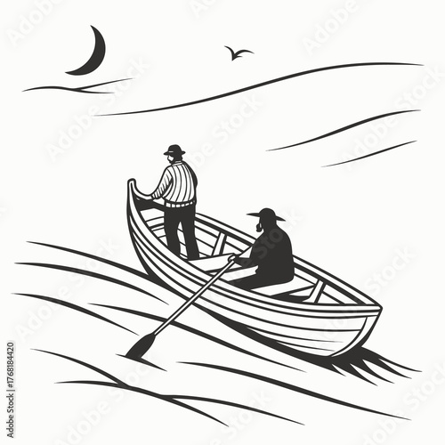 fishing in the morning