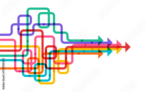 Abstract arrow direction. Business investment to success. financial data graph strategy. Technology background. High speed.