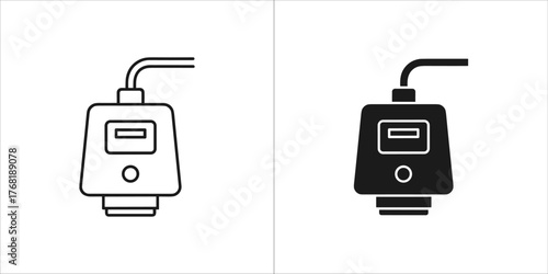 Icon of a smart plug, representing a connected device