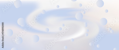 Light silver abstract Christmas background with blurred white snowflakes. suit for bussines banners