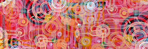 Colorful abstract background art painting with brush strokes and splashes,design modren art