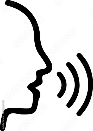 line wave icon logo vector illustration person