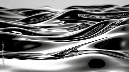 Grayscale Displacement Map with Realistic Water Ripples