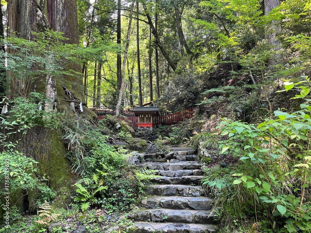 Obraz premium Kifune Shrine in Kyoto, Japan