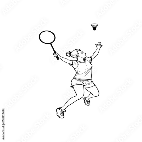 tennis player jumping