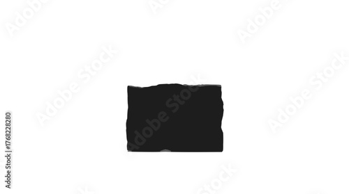 Black paint blot for design element and creative project