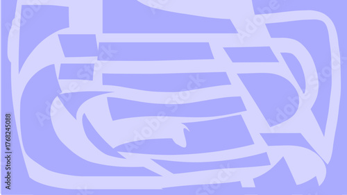 Abstract Dynamic Lavender and Pale Purple Geometric Shapes Background, Energetic Modern Artistic Design for Technology, Banner, and Contemporary Art.