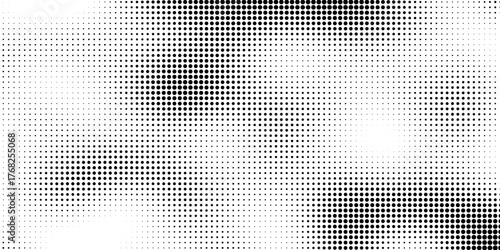 Background with monochrome dot texture. Polka dot pattern template. Background with black dots - stock vector dots basic background dots