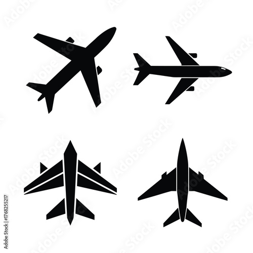 vector illustration of airplane