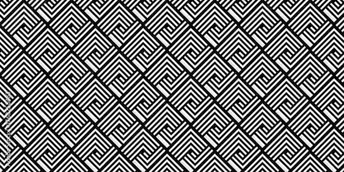 seamless pattern with black stripes square fabric textile cloth line texture background.	