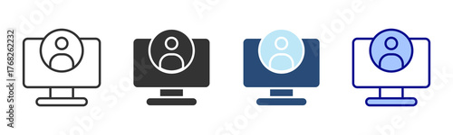 User Icon Set. Designed In Multi Style
