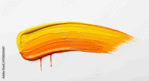 Vibrant gradient of sun-kissed hues, a dynamic brushstroke with a touch of painterly drips of color