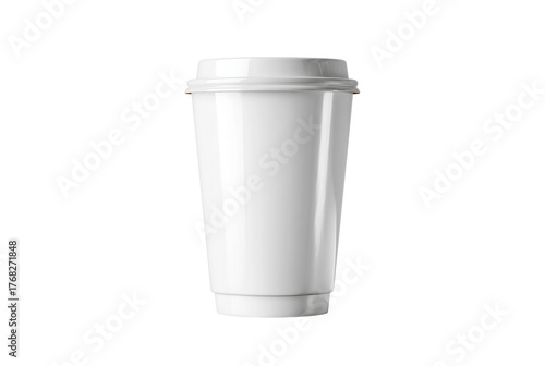 Wallpaper Mural White double walled paper coffee cup isolated on transparent background Torontodigital.ca