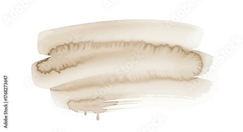 Subtle strokes of diluted sepia create an organic and understated watercolor texture element ideal