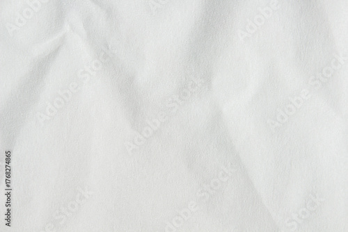 Wallpaper Mural Wrinkled white paper texture background close-up Torontodigital.ca